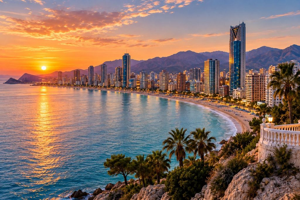 Benidorm skyline