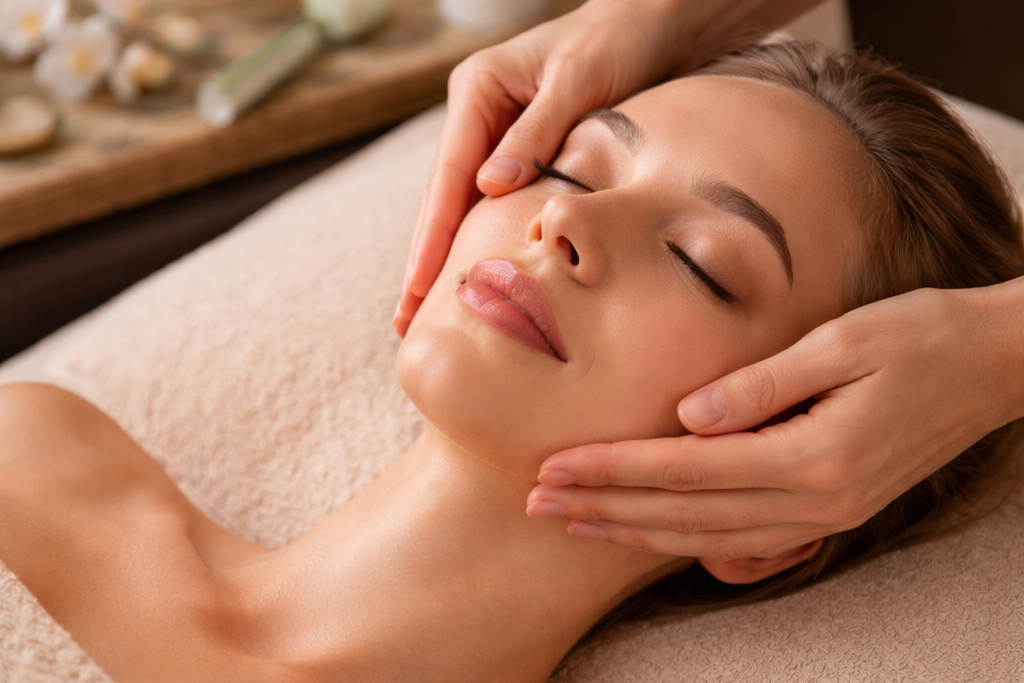 Masaje lifting para rostro firme y tonificado