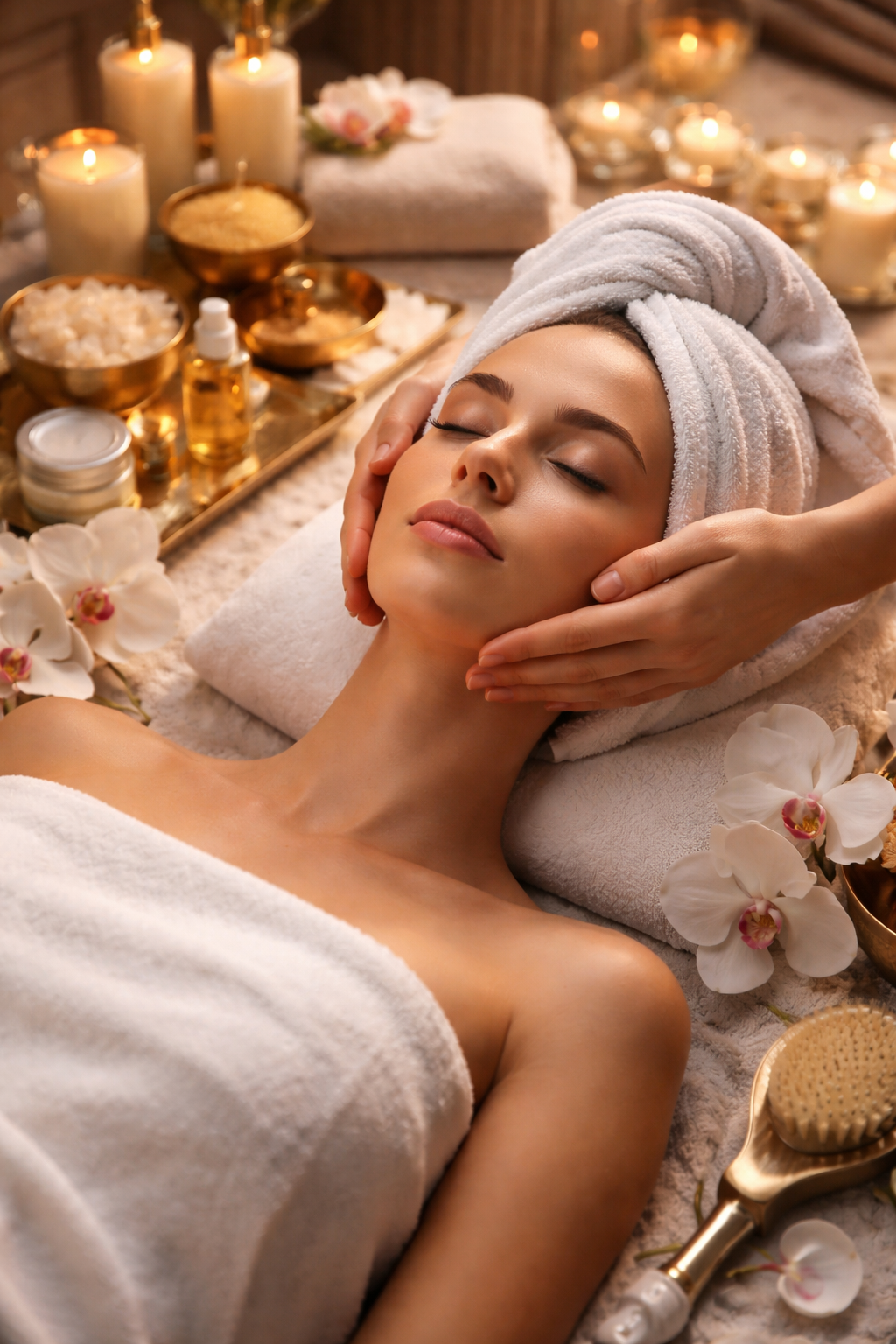 VIP Total Relaxation Ritual luxury spa treatment with full body massage for deep relaxation